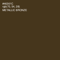 #46361C - Metallic Bronze Color Image